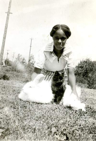 Barbara Howard at nine years old and growing up in East Vancouver