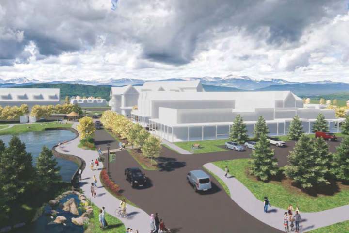 The developer says Gateway Village will provide a new lifestyle location to live, work, shop, dine and stay in Bragg Creek.