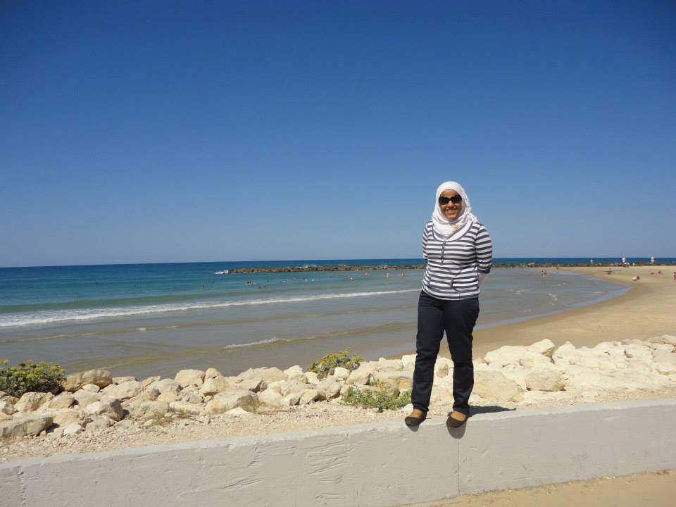 Photo of Rewand Almobayed in the Gaza Strip.