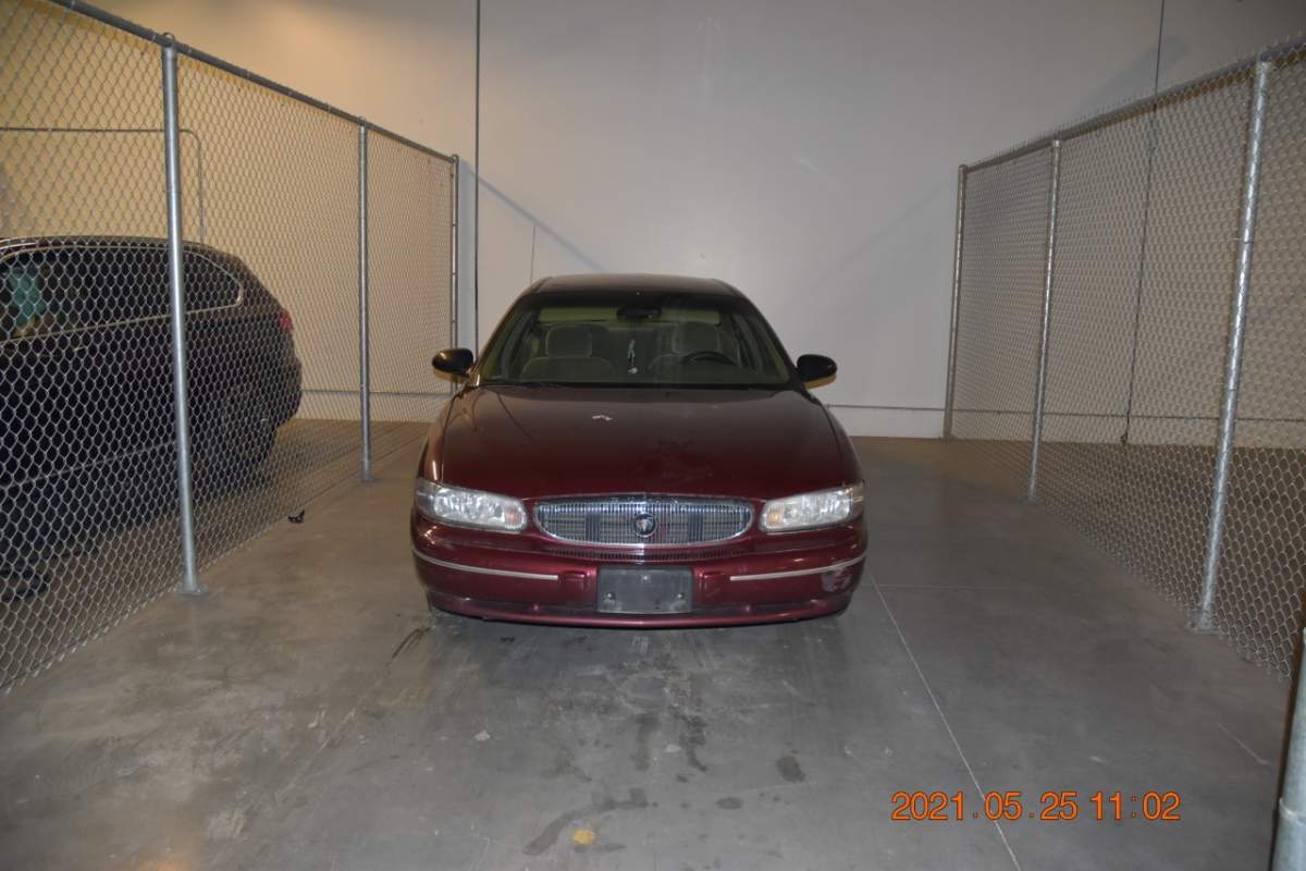 The suspect vehicle was found in Langley with stolen plates.