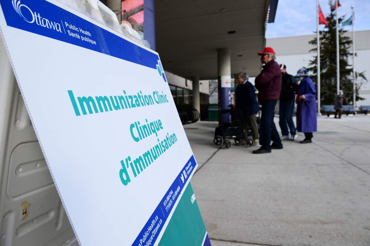 A COVID-19 vaccine pop-up clinic became a source of frustration Wednesday morning as dozens were turned away despite their neighbours getting the shot days earlier. File photo.