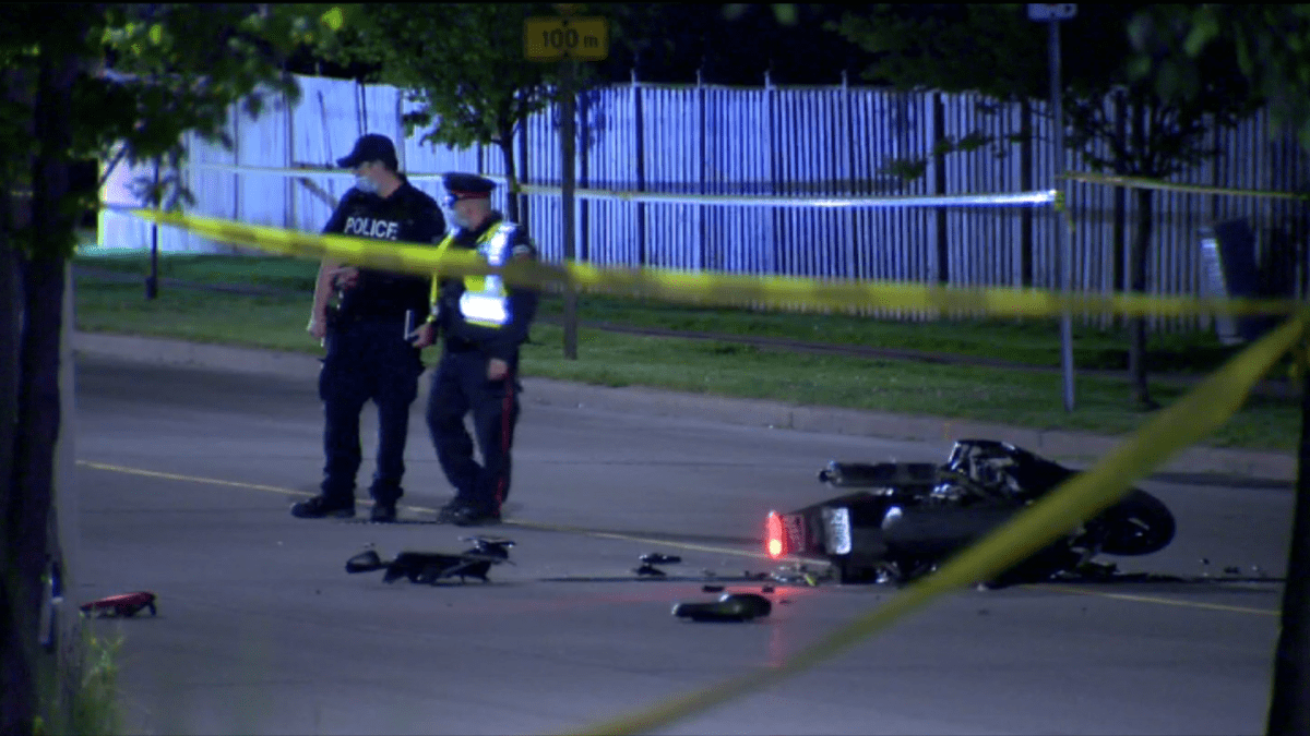 Hamilton police say one person died on scene after a late night crash on Limeridge Road East on Monday May 17, 2021.