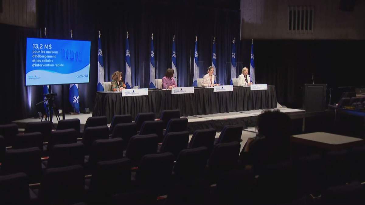 Quebec announces more money to fight conjugal violence. Friday May 14, 2021.