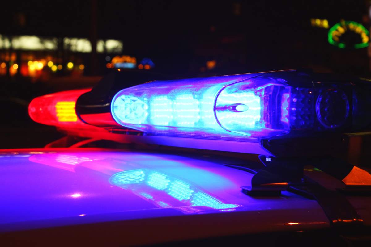 A set of police lights