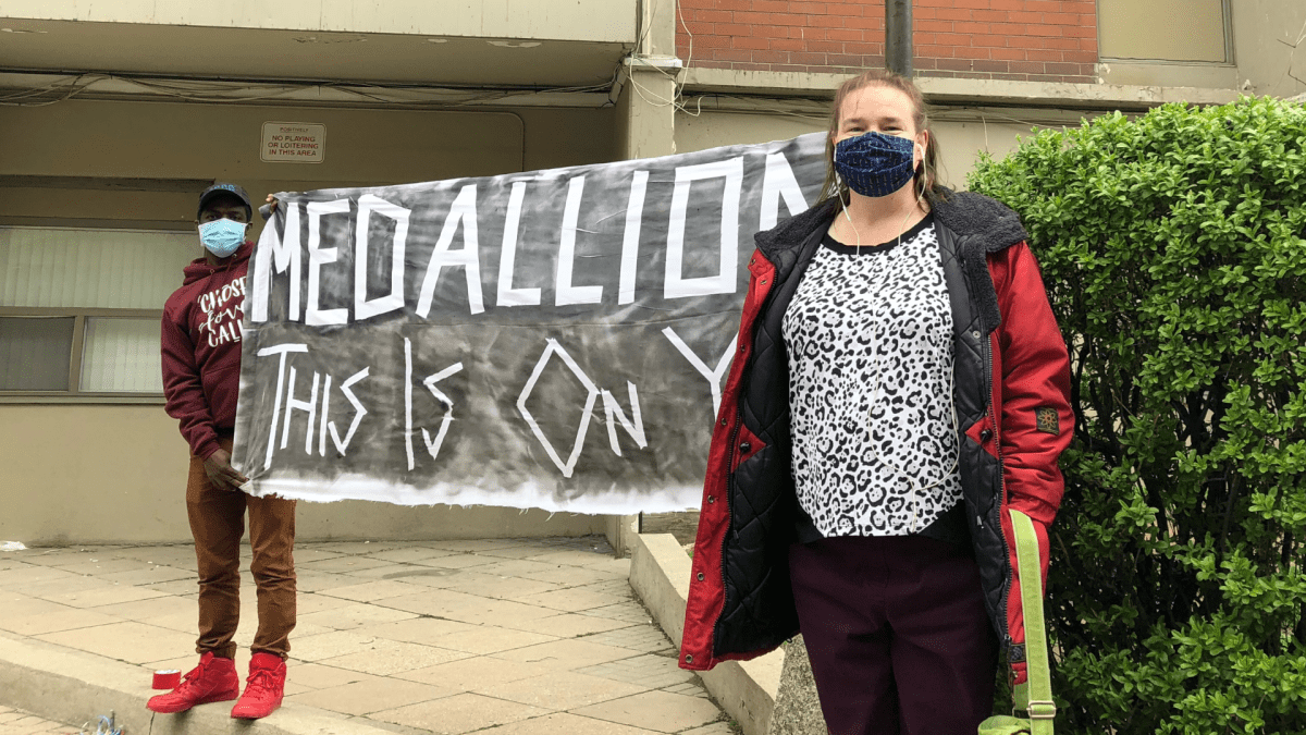 Serena Pollack, 51, a resident at 235 Rebecca Street was one of several tenants who shared their dismay with how public health and the operators of the building have characterized the massive outbreak revealed on May 4, 2021.
