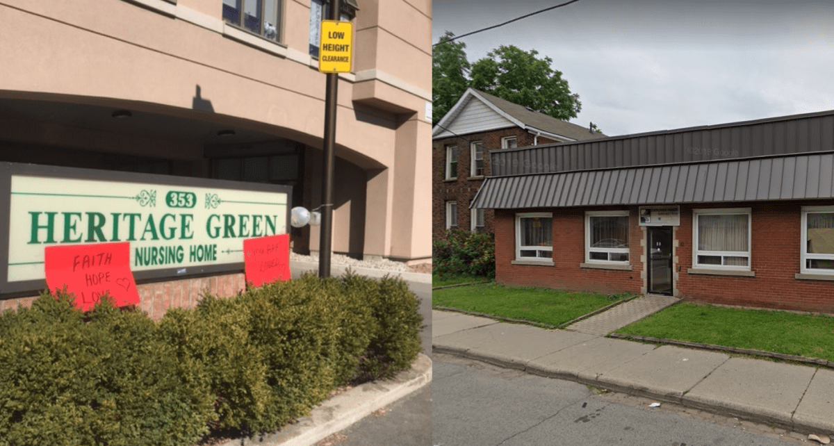Public health has issued compliance orders to two Hamilton care facilities with COVID-19 outbreaks after recent inspections found breaches in infection and prevention control measures.