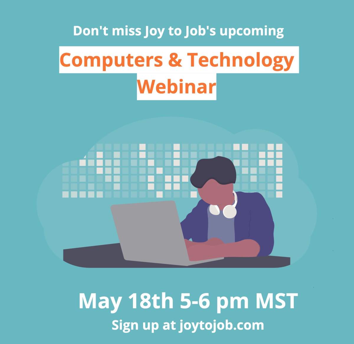 Joy to Job webinars connect high school students with professionals.