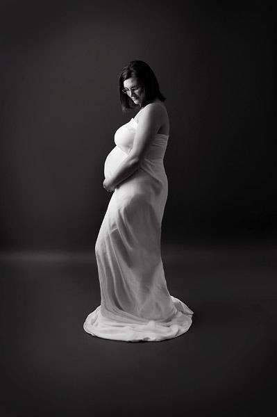 Danyelle Kaluski, pregnant with her daughter Emelina