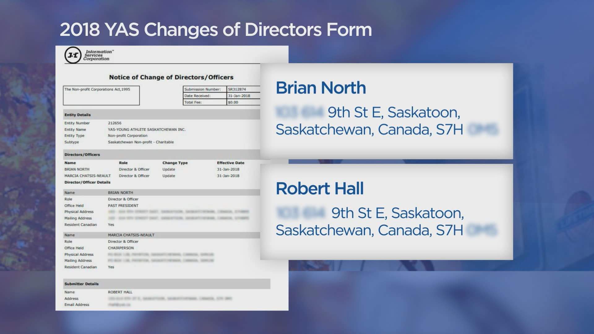 Graphic created by Global News. Corporate document purchased from the Information Service Corporation.