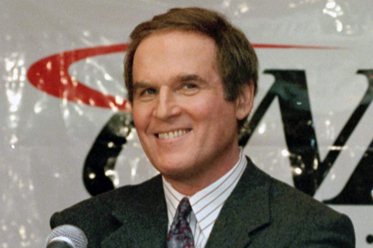 Actor/comedian Charles Grodin, appears at a news conference announcing him as host of CNBC’s new primetime show “Charles Grodin” in New York on Nov. 15, 1994.