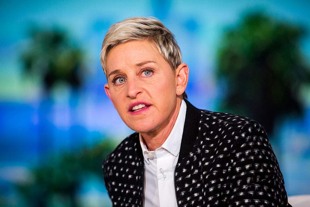 In this file photo, Ellen DeGeneres is shown during a taping of 'The Ellen DeGeneres Show,' May 24, 2016 in Burbank, Calif.