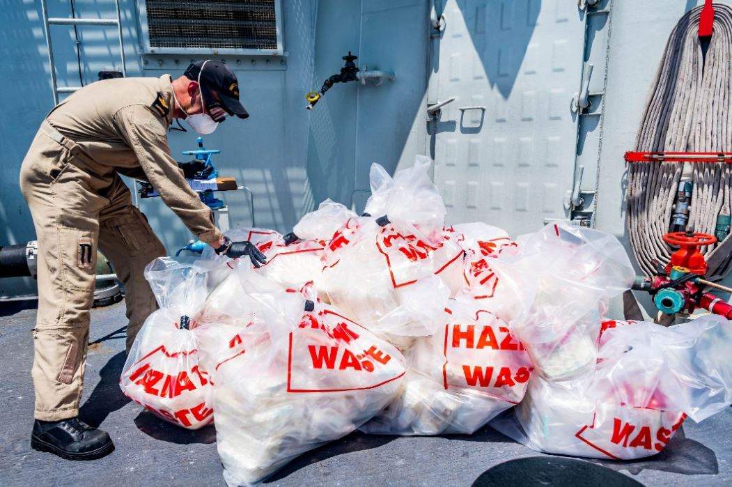 HMCS Calgary made a record drug bust in the Arabian Sea.