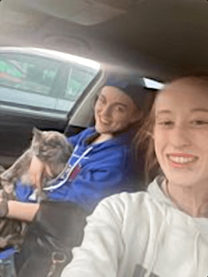Jay Strickland and his partner, Megan Brannen, had to sleep in their car for two days because they couldn't cross the Nova Scotia border.