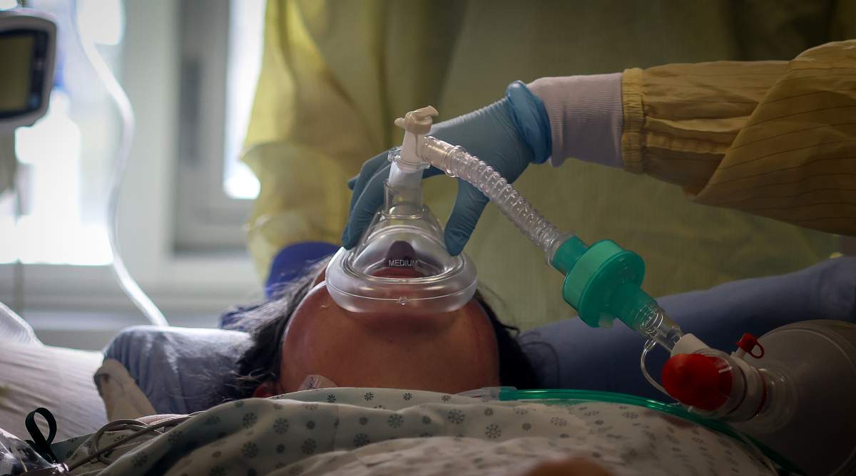 Tina Wesley in hospital.