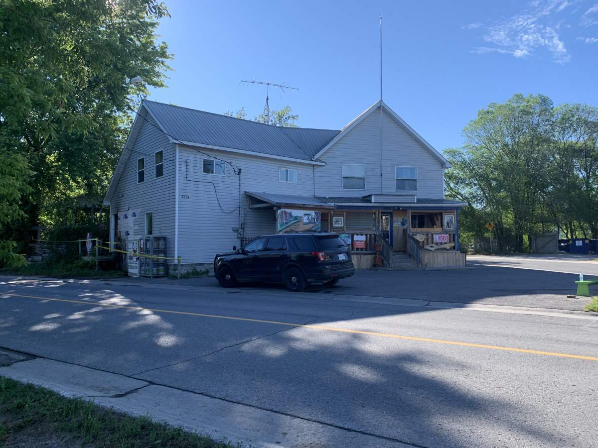 OPP ask anyone with information about a fire at a Battersea general store Tuesday night to come forward. 