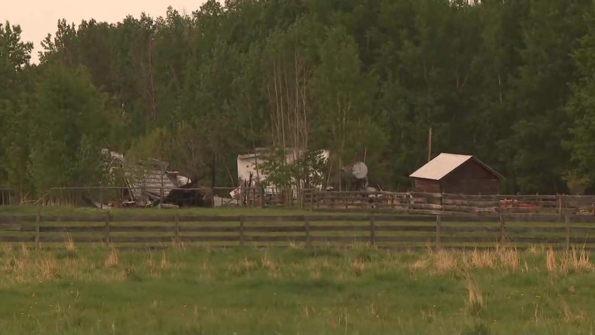 A rural property near Buck Lake, Alta. on Thursday, June 3, 2021.