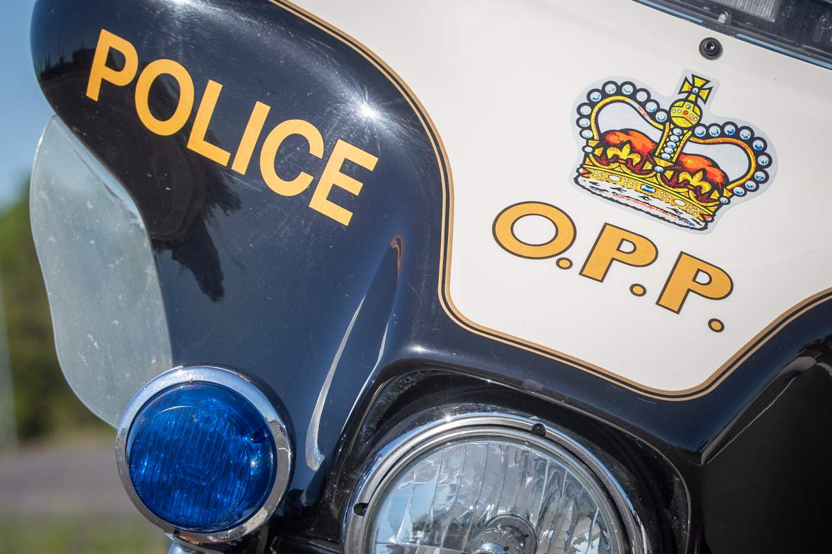 An Ontario Provincial Police vehicle.