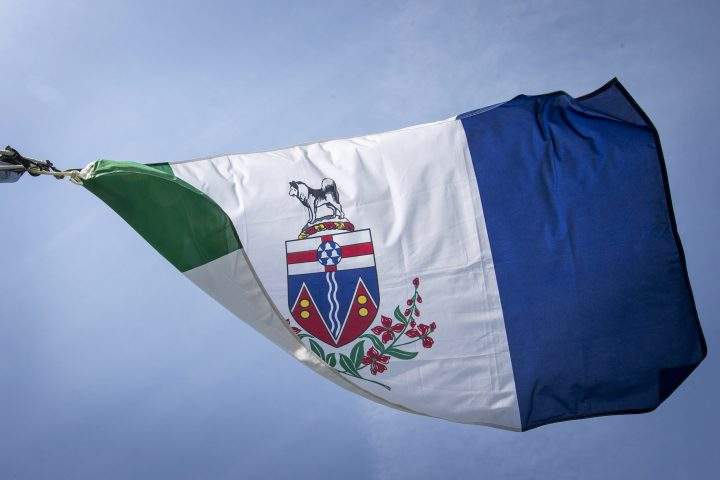The territorial flag of Yukon pictured in Kingston, Ontario on Friday May 21, 2021. 