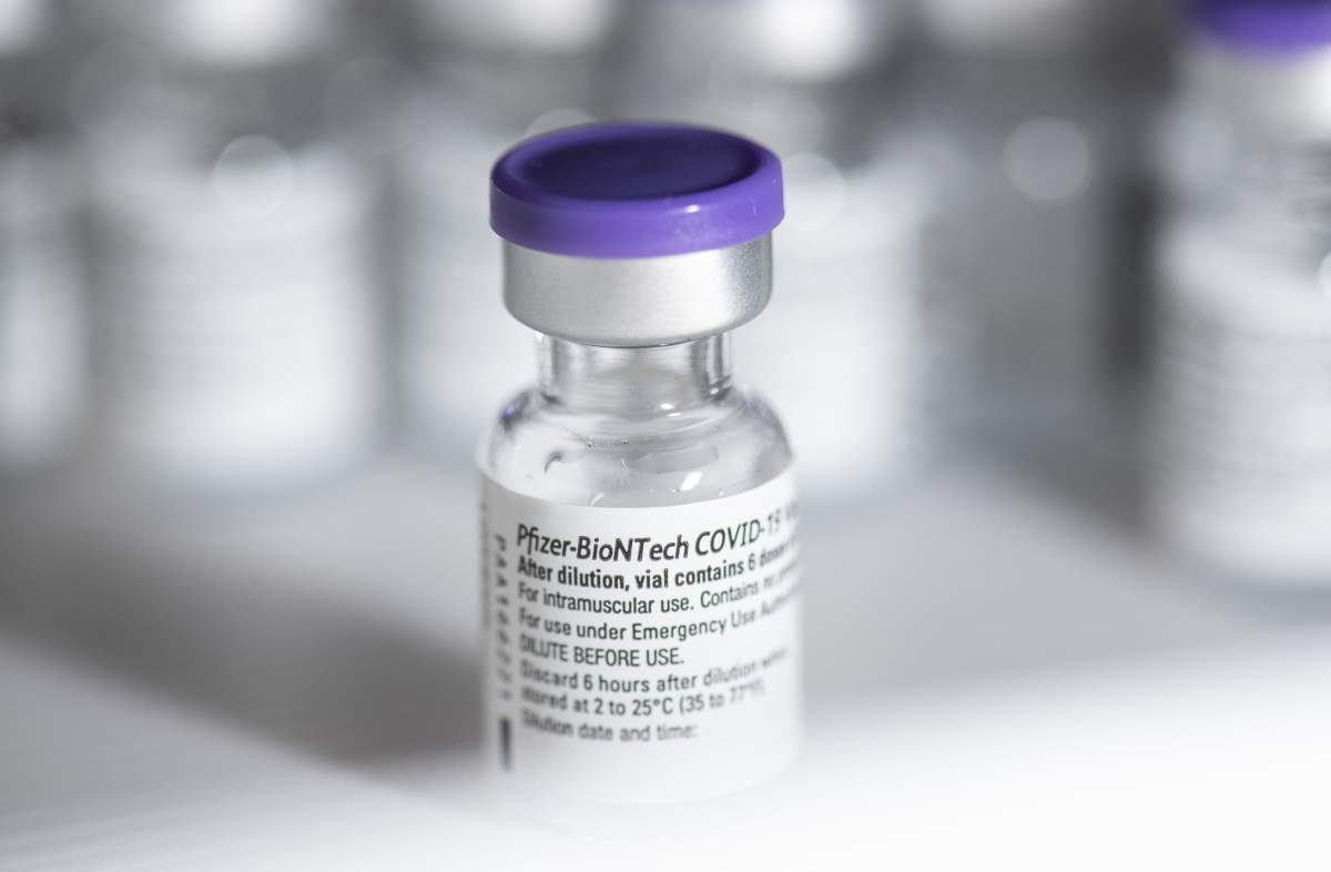 Pfizer BioNTech COVID-19 coronavirus vaccine. Ankara, Turkey on June 16, 2021. Photo by Abdurrahman Antakyali/Depo Photos/ABACAPRESS.COM.