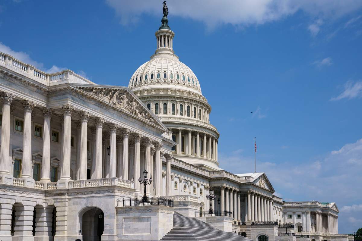 FILE - In this June 14, 2021, file photo the U.S. Capitol is seen in Washington as the House and Senate return to work.