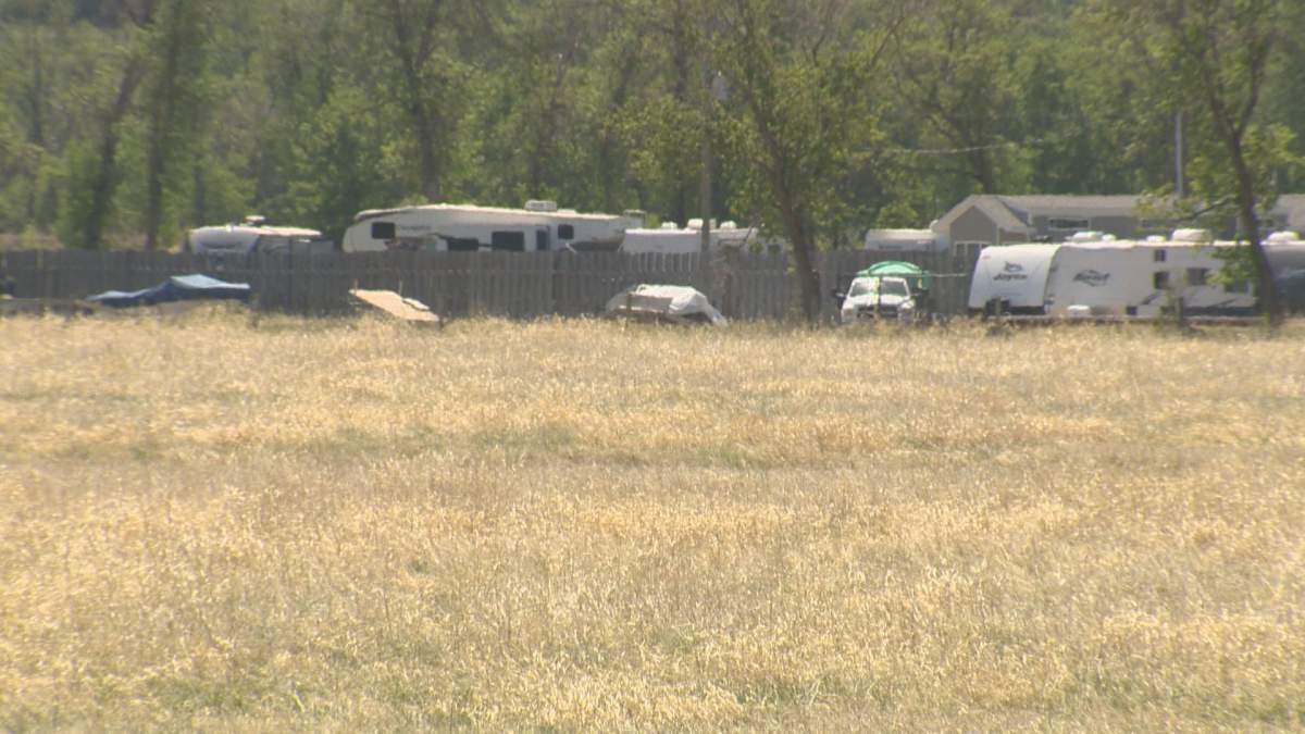 An RV campground now sits on the site where 54 graves believed to be buried.