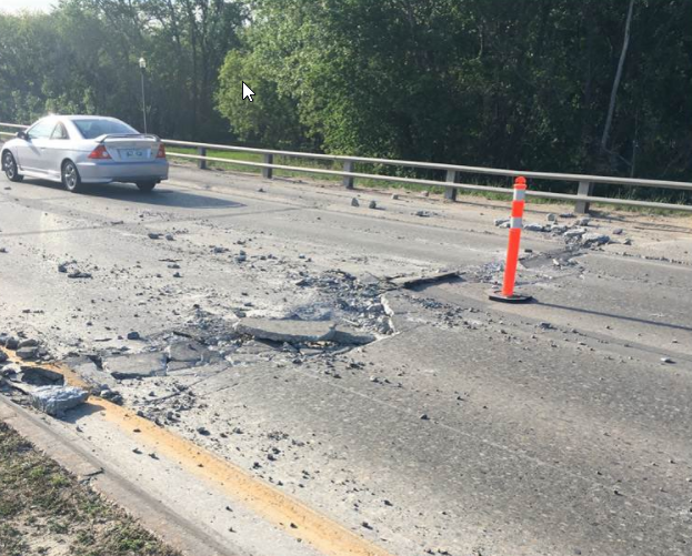 A section of Chief Peguis Trail is expected to be closed for several days after being damaged by the heat.