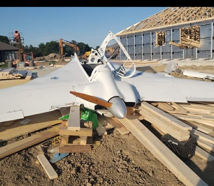 A small aircraft crashed in Dutton, sending the 67-year-old pilot to hospital with serious injuries.