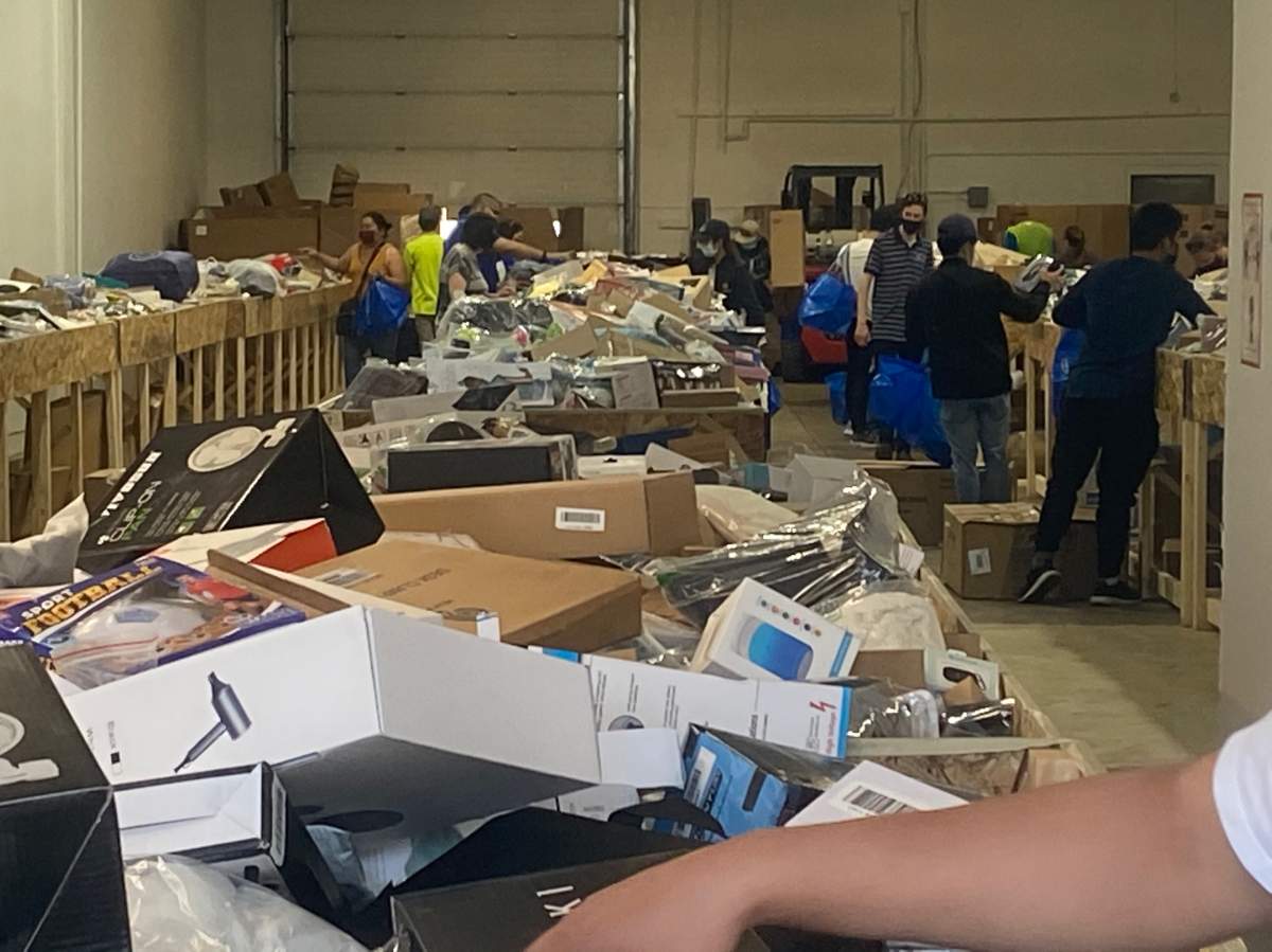 The new Krazy Binz Liquidation store at 11531 160 St. in Edmonton, Alta. on Thursday, June 3, 2021.