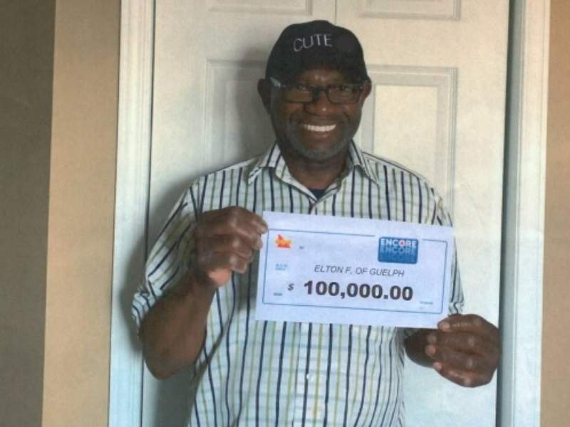 A Guelph man won the lottery. 