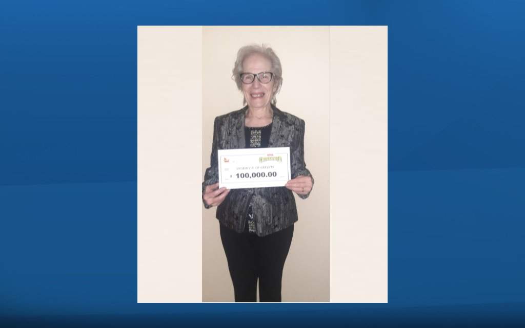 A Guelph woman is $100,000 richer. 