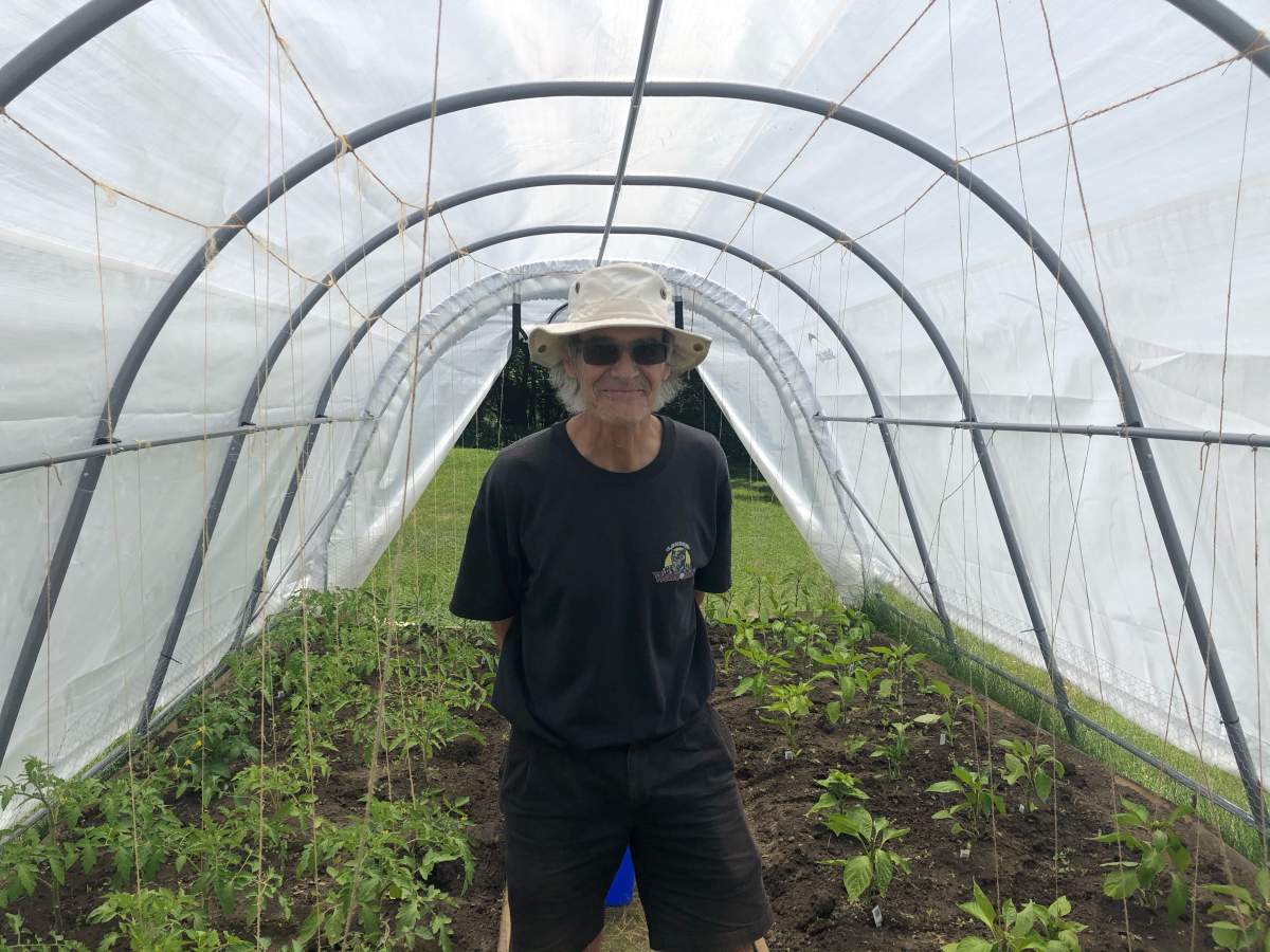 Parish nurse Patrick Ferguson says the greenhouses have been a lot of “trial and error,” but adds that he’s amazed at how fast crops are sprouting.