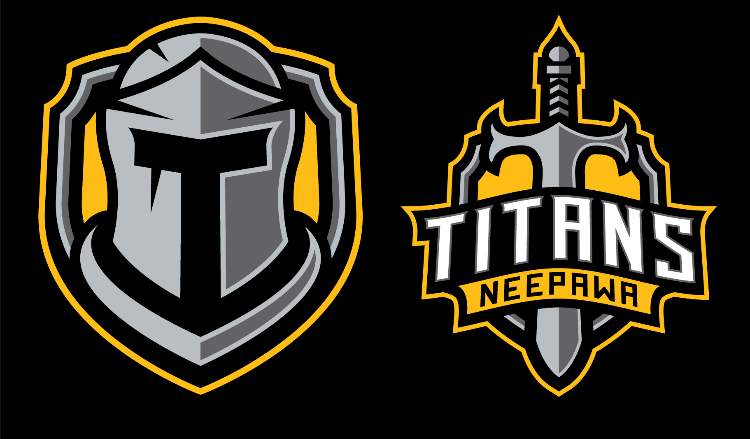 The Neepawa Titans logo.