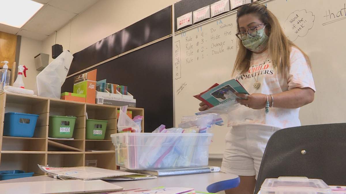 The Manitoba Teachers' society is calling on the government for a back-to-school vaccine requirement for school staff.