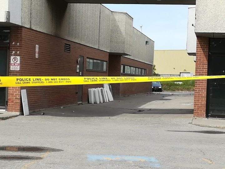 The scene of the shooting in the area of Markham Road and Finch Avenue.