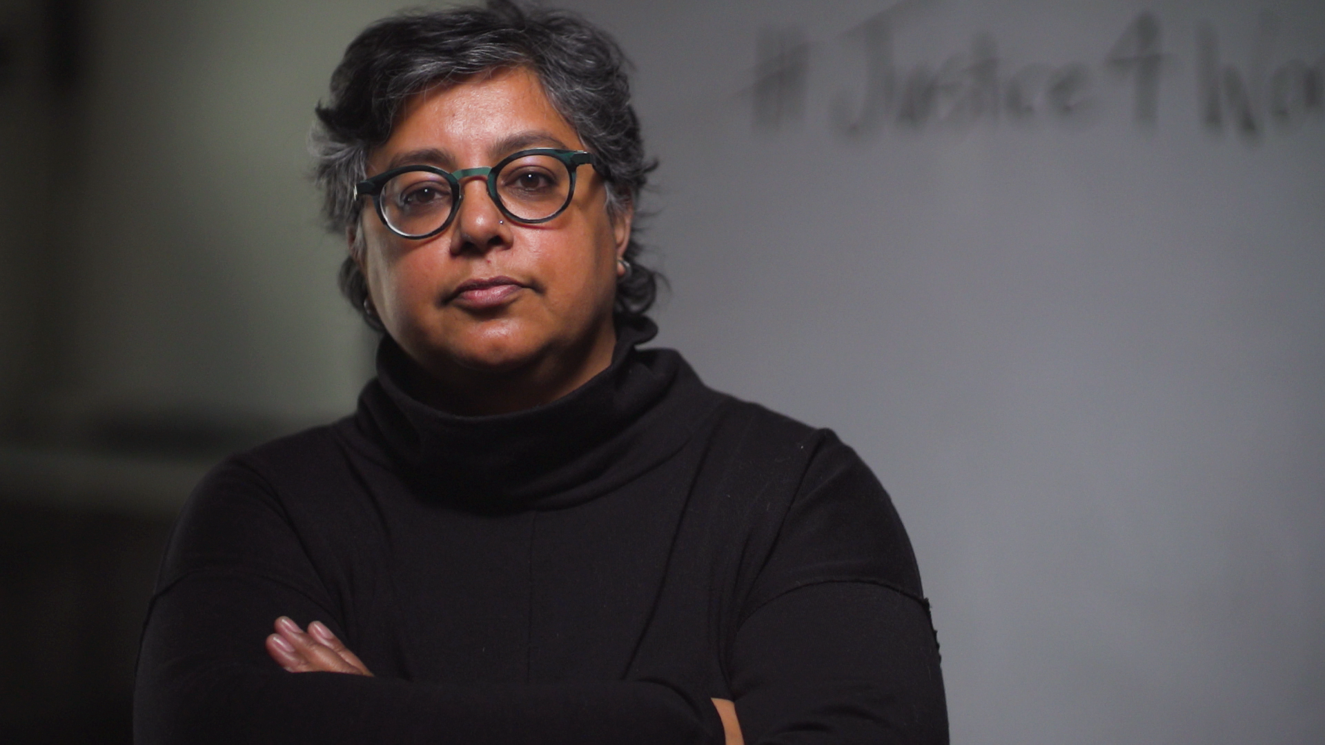 Deena Ladd at the Workers’ Action Centre office in Toronto, May 13, 2021.