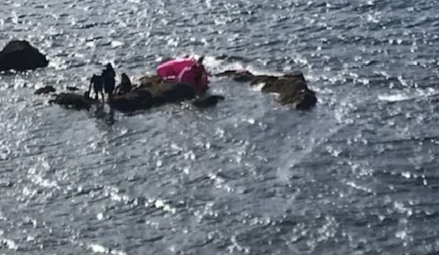 inflatable flamingo