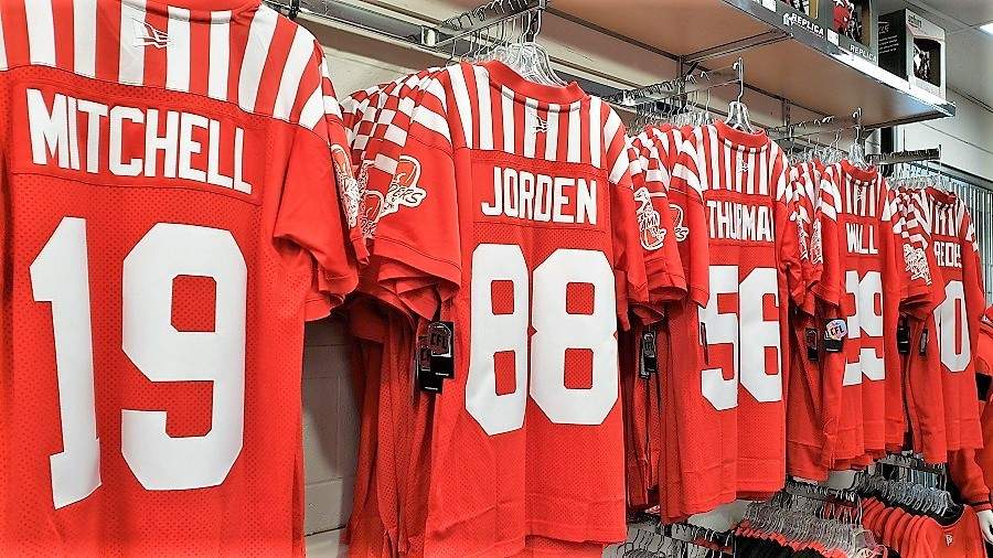 To celebrate 75 years of Calgary Stampeders football, the team has released a special-edition retro jersey.
