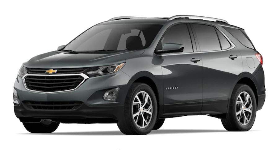 A charcoal grey 2020 Chevy Equinox that Wildman may be driving according to police.
