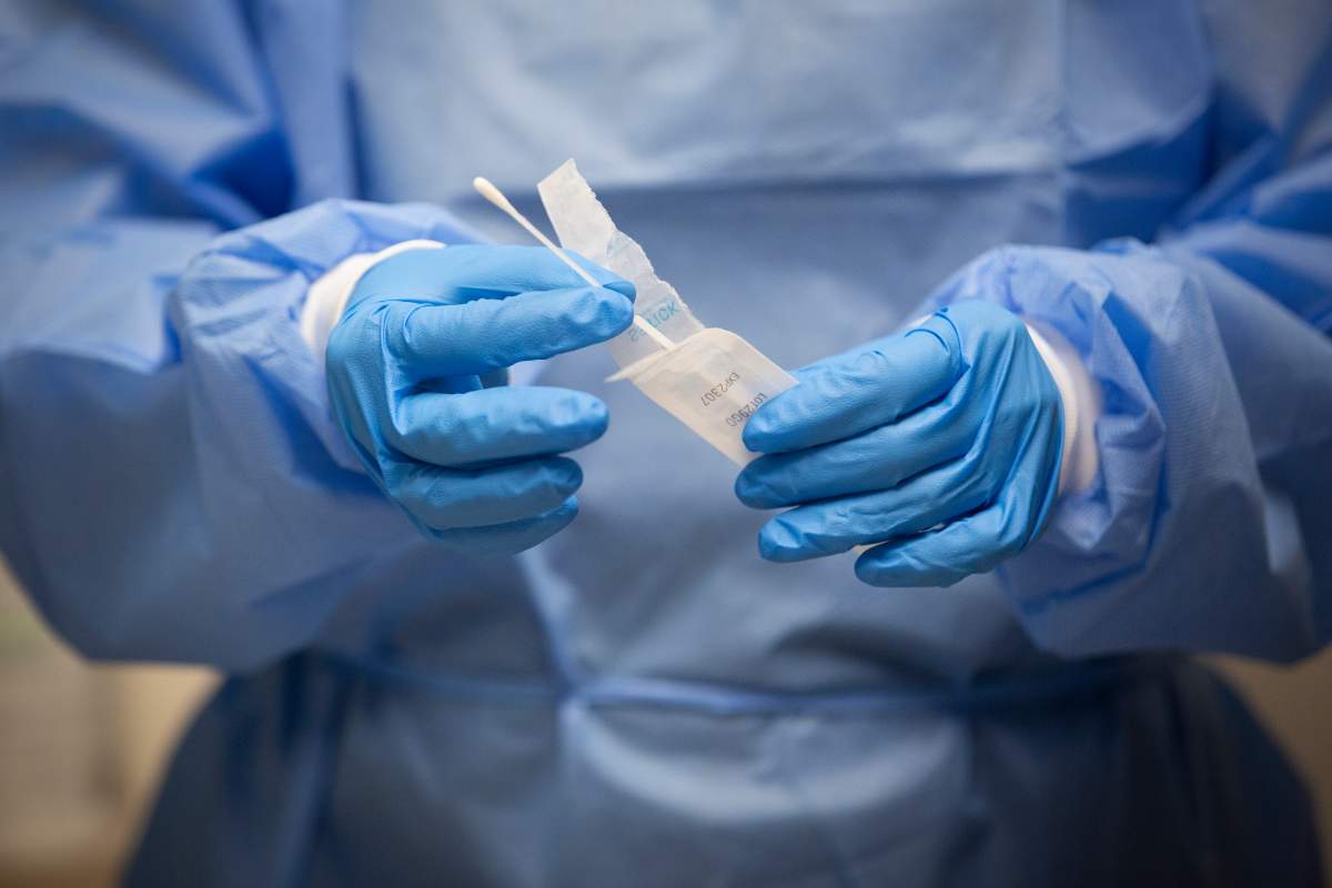 Police charged the 26-year-old man for failing to comply with an order regarding a communicable disease. He was fined $880.