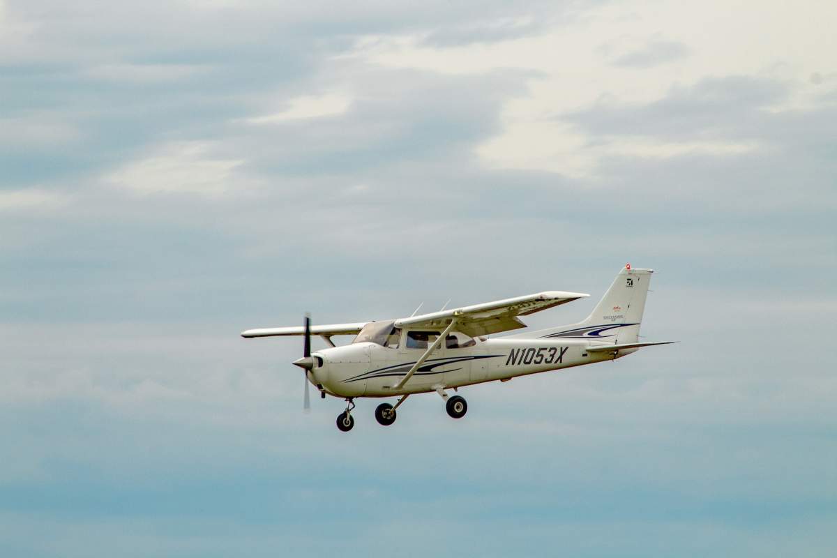 Stock image of a Cessna plane.