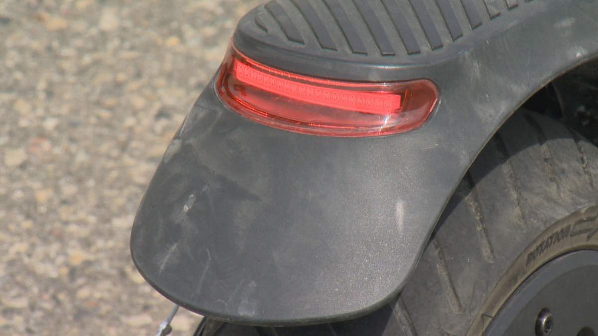 Many e-scooters and similar small electric vehicles have safety features like headlights, taillights and horns.