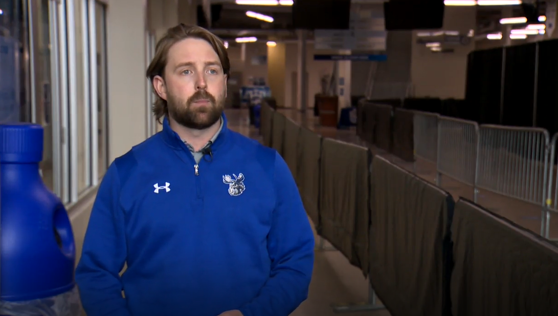David Sattler, the general manager of Bell MTS Iceplex.