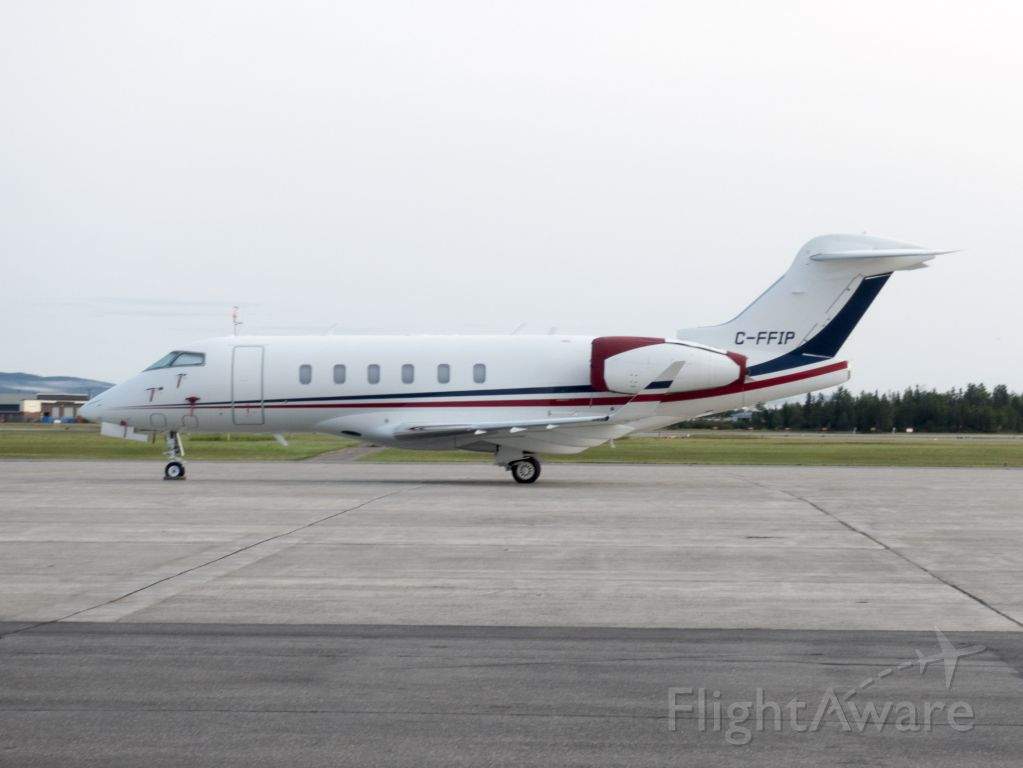 The Bombardier Challenger C-FFIP is one of two jets own by Nova Scotia-based CFFI Ventures Inc. / Courtesy of FlightAware.com