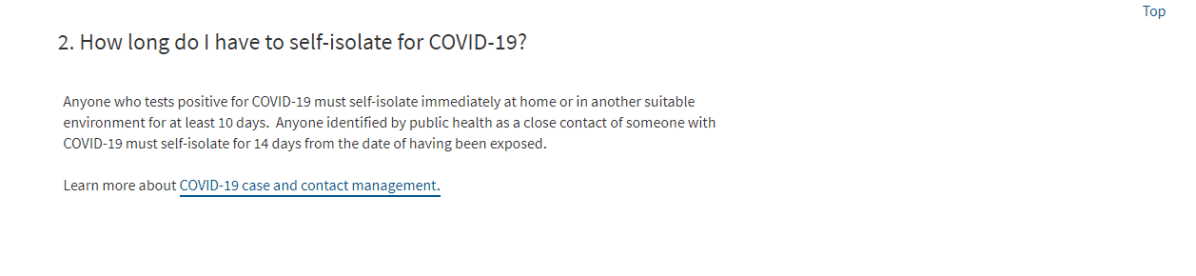 A screen capture of the government’s website from Thursday morning.