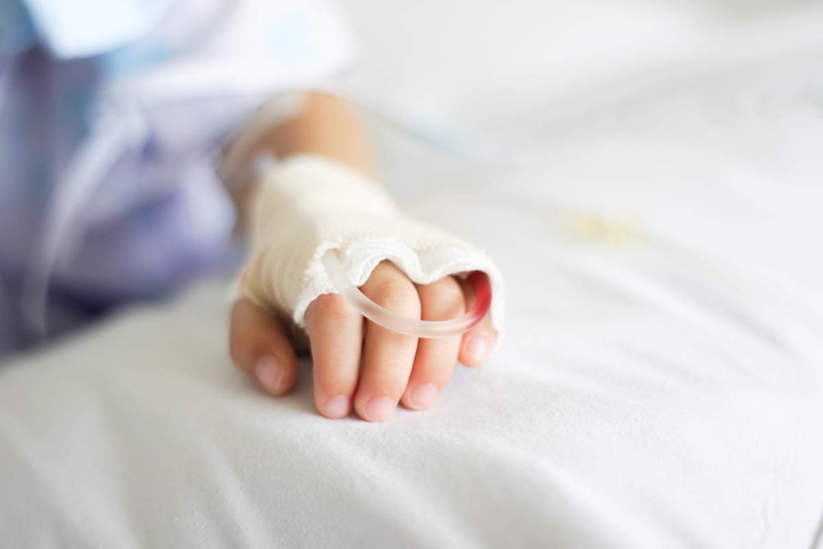 The child had been diagnosed with sarcoma, which is a type of cancer formed in the soft tissues of the body. Surgeons had already operated on the boy three times to try to remove the cancer from his abdomen. 
