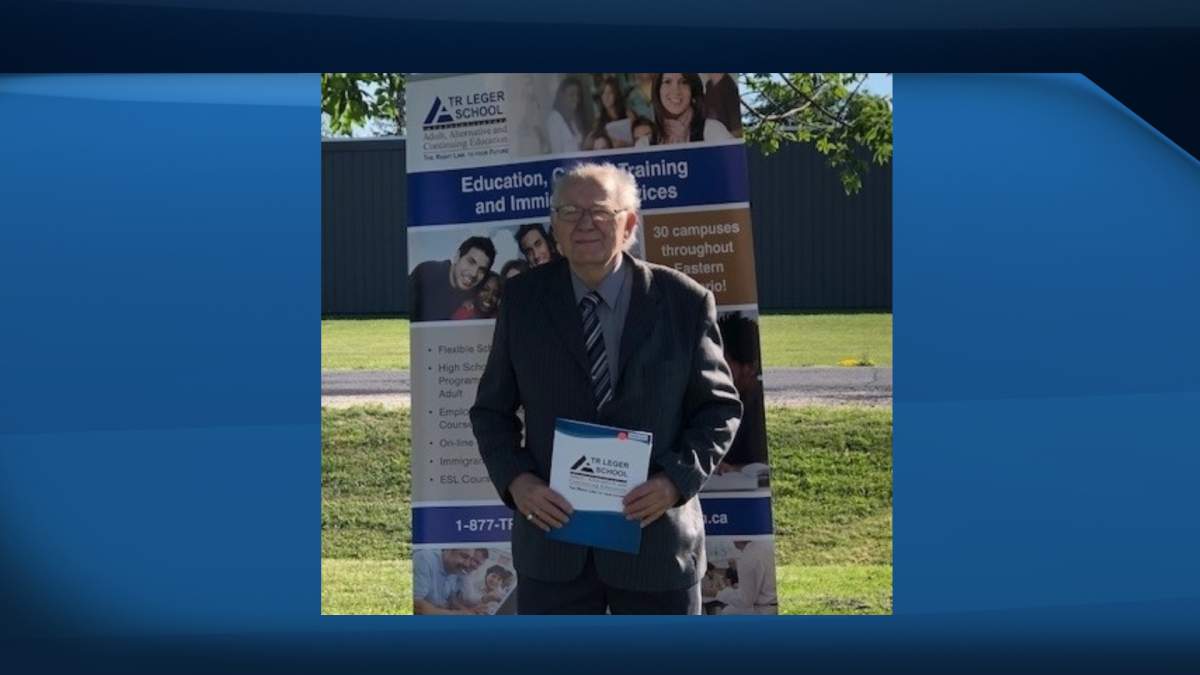 Gordon Wallbank, an 84-year-old Lanark, Ont., man, took time over the pandemic to get his high school diploma after dropping out years ago in Grade 9. 