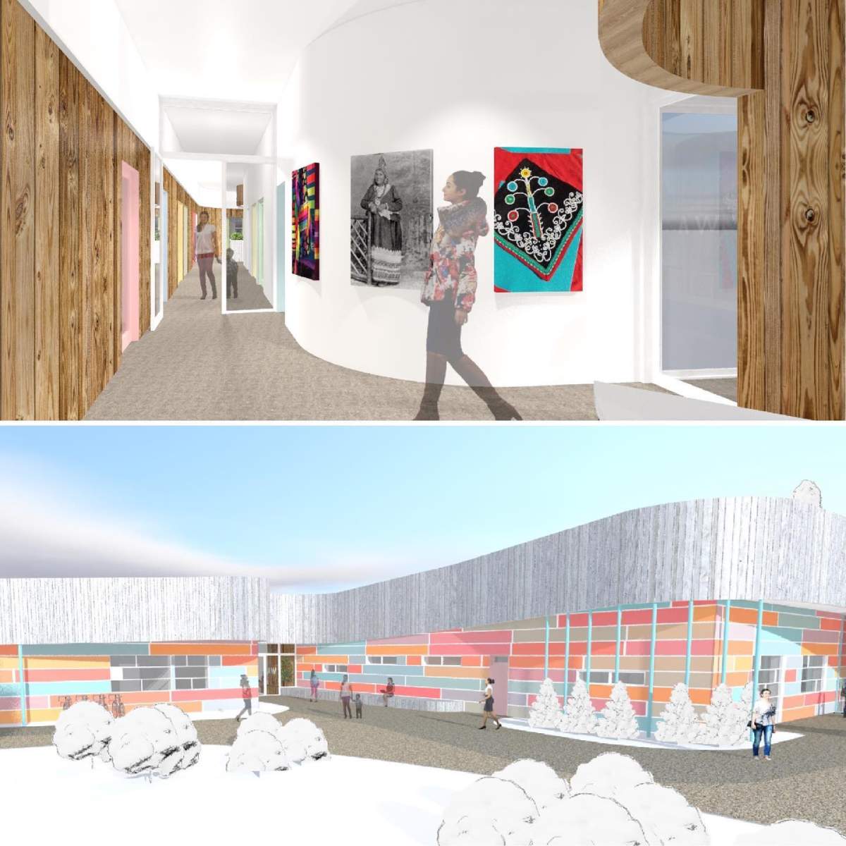 Image of how the new centre will look like. 