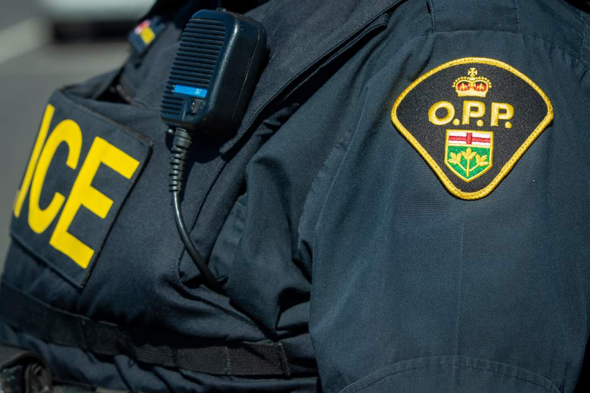 An Ontario Provincial Police officer.