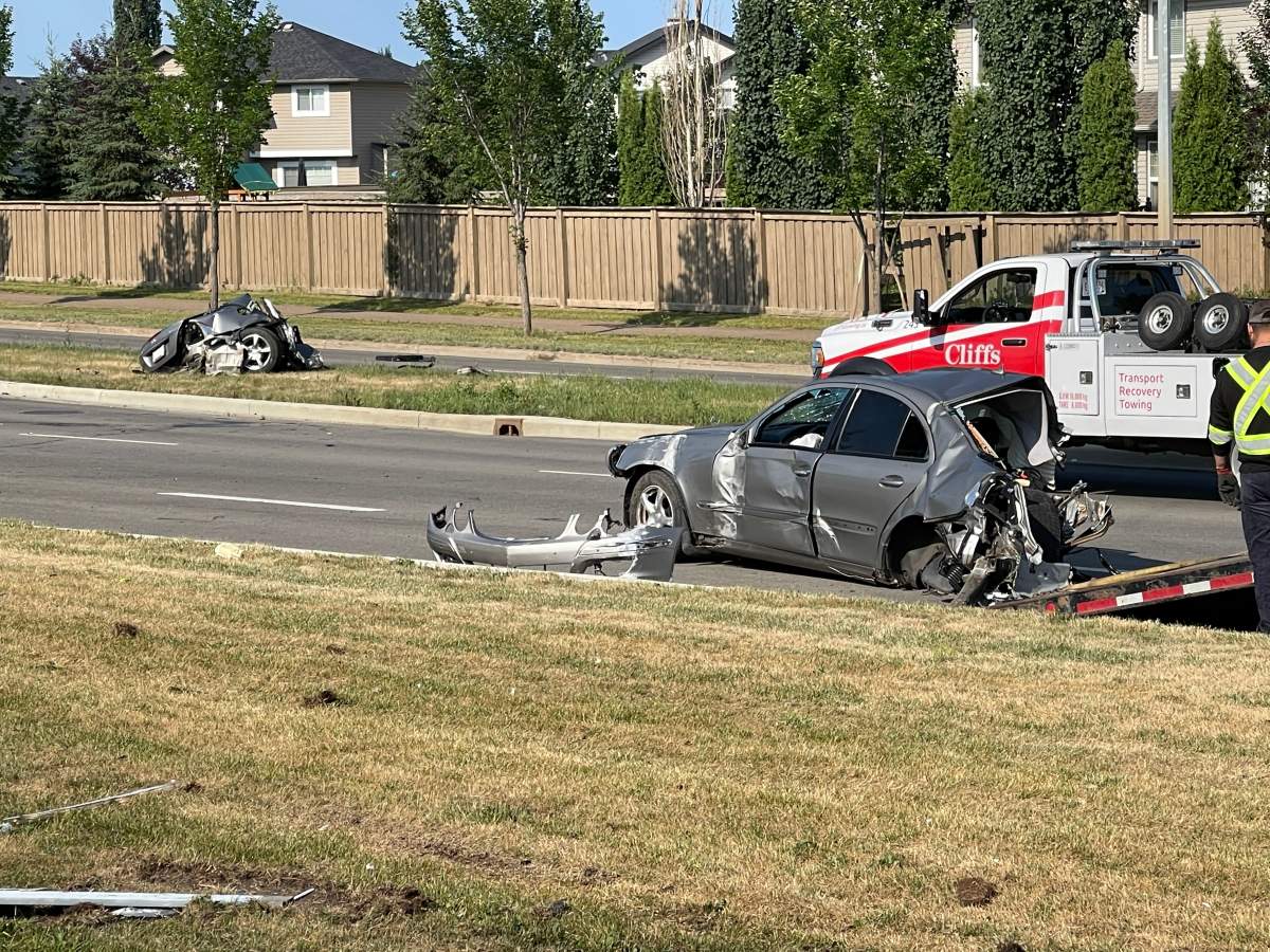 Edmonton police say speed and alcohol may have been factors in a deadly crash July 24, 2021.