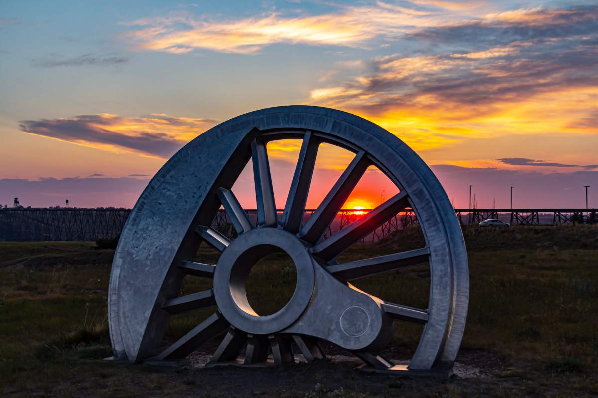 Robert Kruk went out one Friday night to capture a picture perfect sunset in Lethbridge.